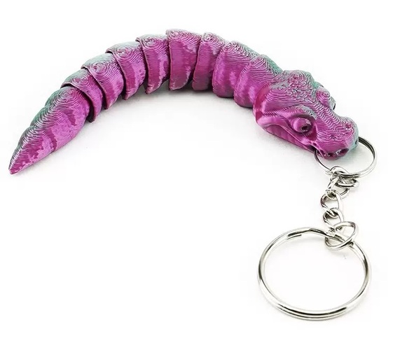 Брелок Антистресс подвижный Змея