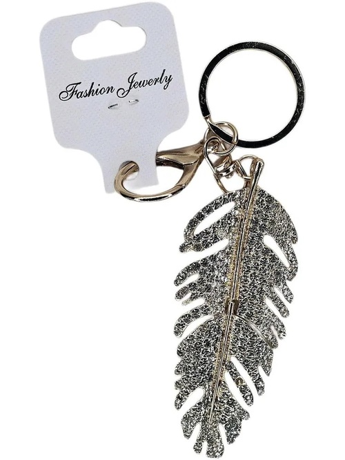 Брелок Перо стразы