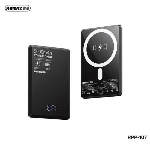 Внешний аккумулятор 5000 mah REMAX RPP-107 Type-C серый PD - 2