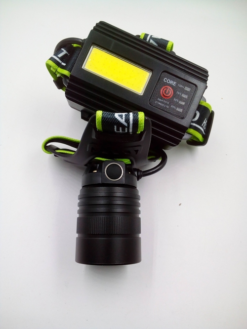 Фонарик налобный No brand MT-066-PM60 1 LED 2*18650