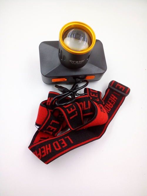 Фонарик налобный No brand HT-3357 1 LED 2*18650