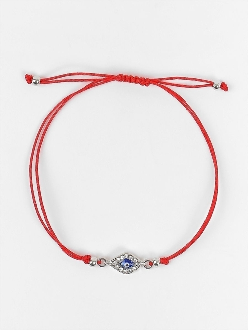 Браслет красная нить Турецкий глаз ракушка