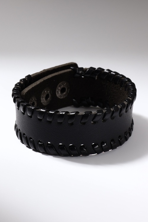 Браслет кожа «Минимал» контур