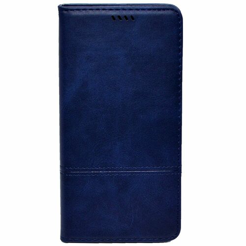 Чехол-книжка Tecno Spark 30 4G синий горизонтальный YOLKKI Wellington
