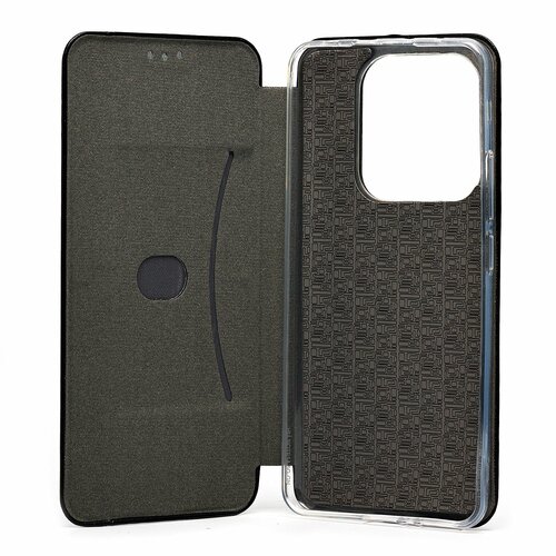 Чехол-книжка Xiaomi Redmi Note 14 5G черный горизонтальный Nice Case - 3