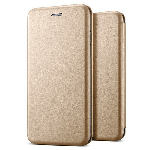 Чехол-книжка Huawei Nova Y61 золотой горизонтальный Fashion Case