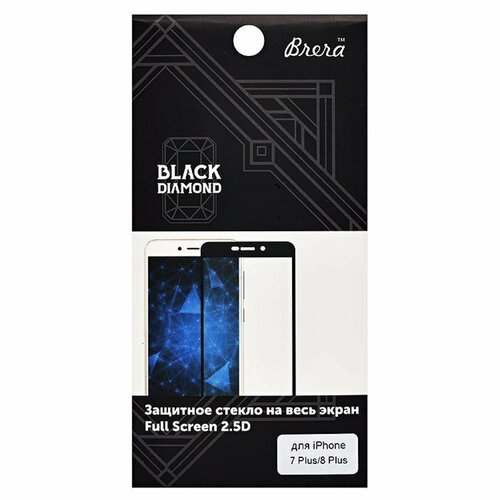 Защитное стекло Apple iPhone 7 Plus/8 Plus белый FullGlue Brera - 3