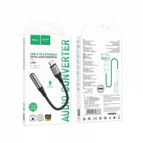 Внешняя звуковая карта HOCO LS36 2.0, USB,