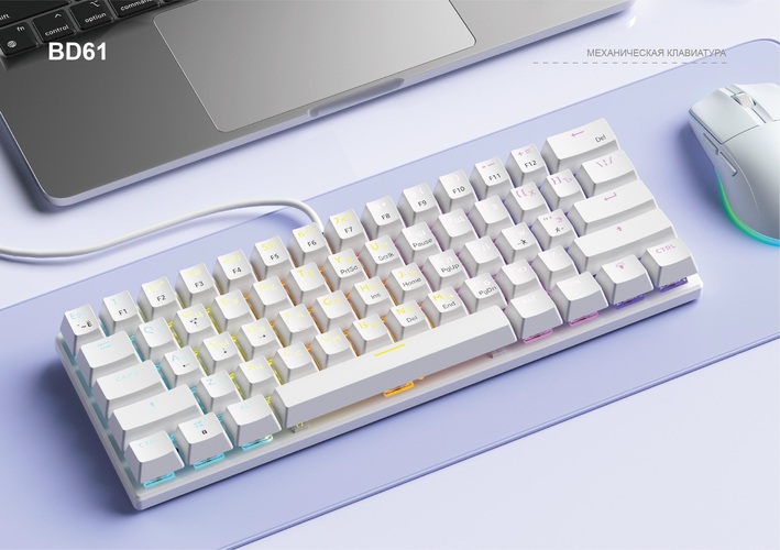 Клавиатура CYBERLYNX BD61 проводная механика, LED подсветка черный - 6