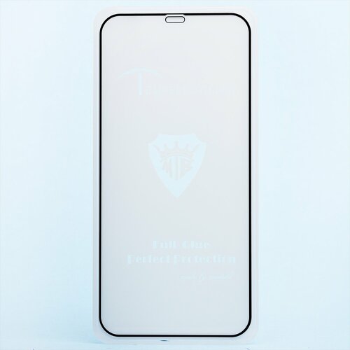 Защитное стекло Apple iPhone 12 Pro Max черный FullGlue Brera