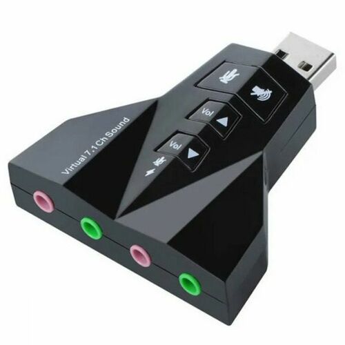 Внешняя звуковая карта Energy Power double 7.1, USB, блистер