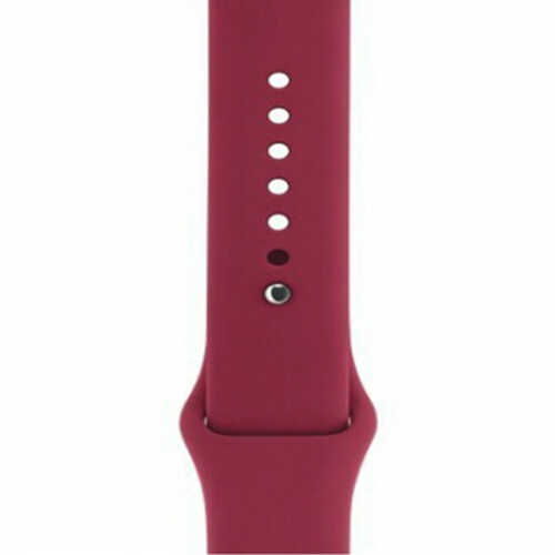 Watch 42/44 мм силикон бордовый пряжка