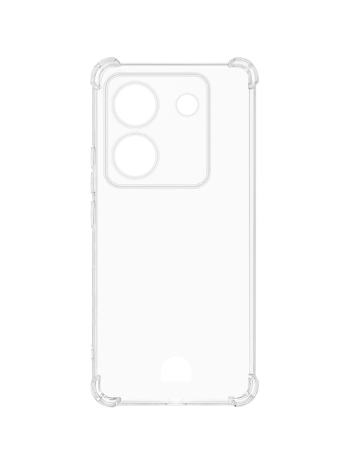 Накладка Xiaomi Poco M7 Pro 5G прозрачный силикон JM Противоударный