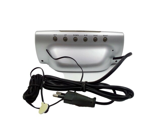 Настольные часы будильник электронные No brand KS772-1 зеленые цифры - 2