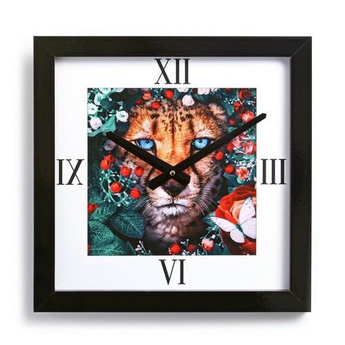 Настенные часы прямоугольные 