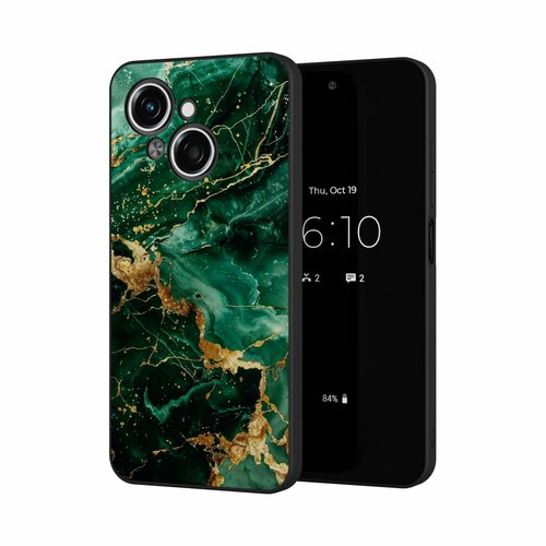 Накладка Huawei Honor 50/Nova 9 розовый глянцевый силикон Мрамор