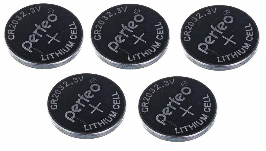 Батарейка Perfeo CR2032 BL1 литиевая
