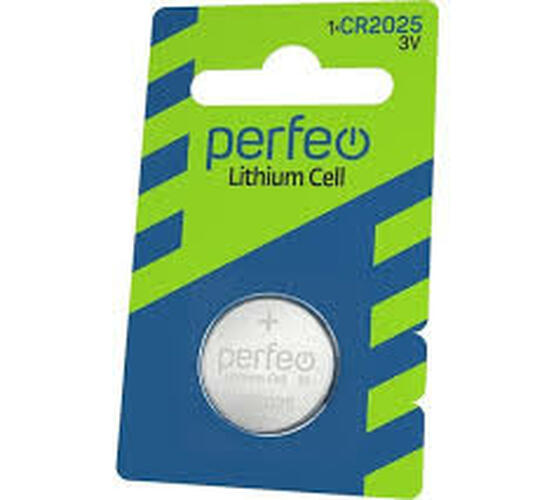 Батарейка Perfeo CR2025 BL1 литиевая