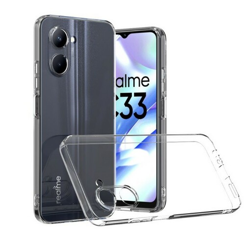 Накладка Realme C33 прозрачный 1мм силикон