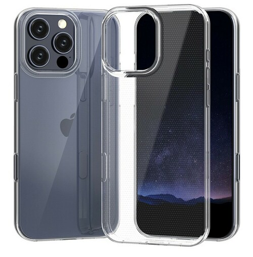 Накладка Apple iPhone 16 Pro прозрачный 0.3-0.5мм силикон