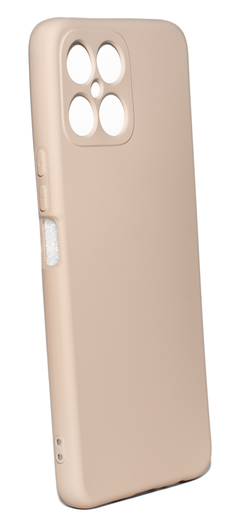 Накладка Huawei Honor X8c молочный кожзам Кожа
