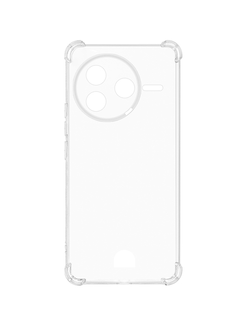 Накладка Xiaomi Poco F7 Pro прозрачный силикон JM Противоударный