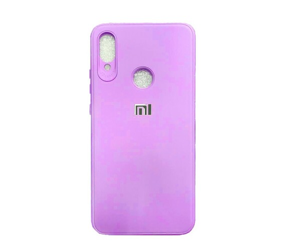 Накладка Xiaomi CC9E/Mi A3 сиреневый силикон Однотонный Logo LUX