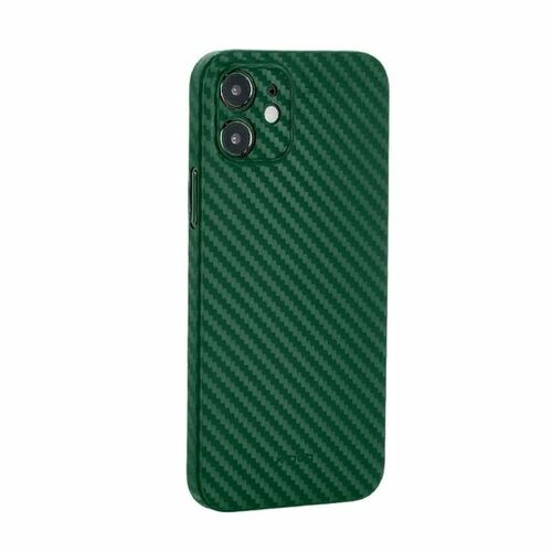 Накладка Samsung A15 зеленый силикон Карбон