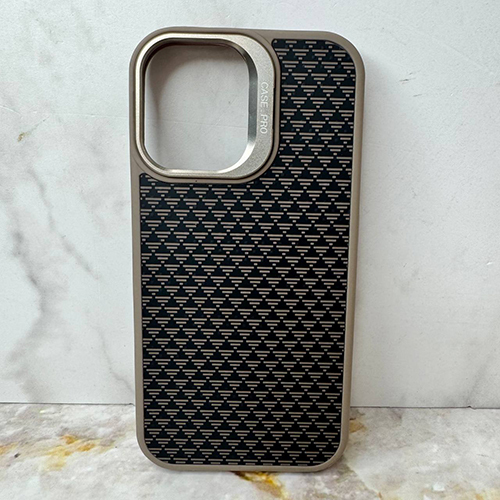 Накладка Samsung A56 песочный с защитой камеры силикон Геометрия Треугольники