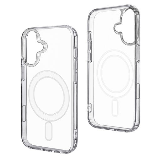 Накладка Apple iPhone 16 Plus прозрачный силикон SafeMag