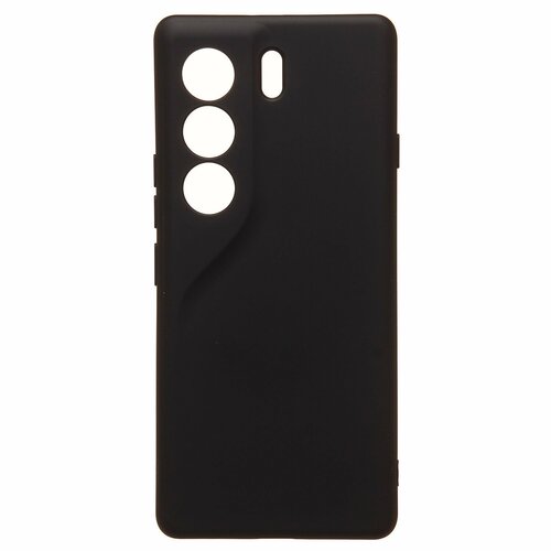 Накладка Tecno Camon 40 Pro 5G черный Silicone Case Full без лого