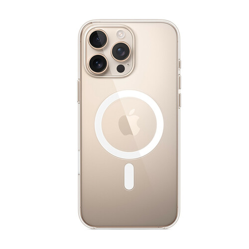 Накладка Apple iPhone 16 Pro Max прозрачный силикон+пластик ZB SafeMag