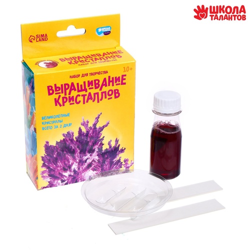 Игра настольная развивающая Набор для выращивания кристалла 