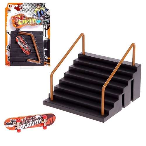 Игрушка настольная Фингерборд Прыжок на перила лесенки с перилами 10832124