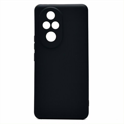 Накладка Huawei Honor 200 Pro черный матовый силикон ZB Soft Matte