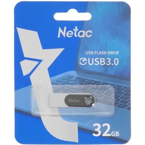 Флешка USB Netac 32GB U278 USB 3.0 серебро