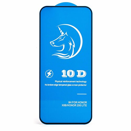 Защитное стекло Huawei Honor 400 Lite черный 3D Activ