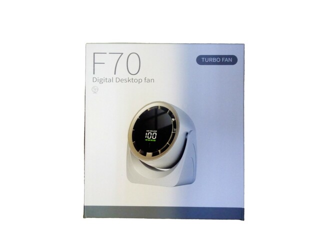 Вентилятор настольный Turbo Fan F70 белый + ПДУ