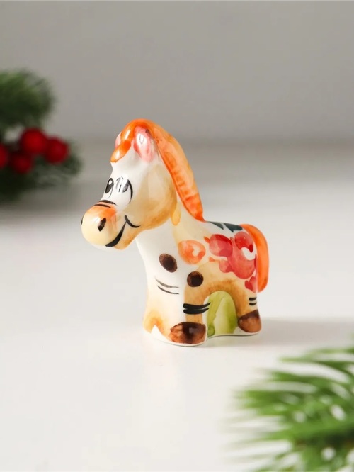 Фигурка Лошадь фарфор 7-8см - 6