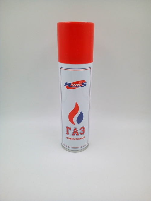 Заправка для зажигалок газ РУНИС 210 мл с насадками