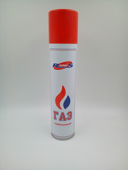Заправка для зажигалок газ РУНИС 270 мл с насадками
