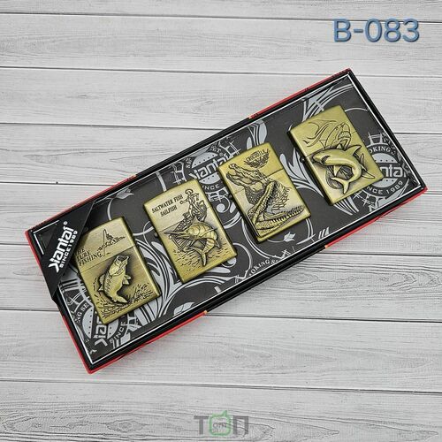 Зажигалка бензиновая В-083 Рыба