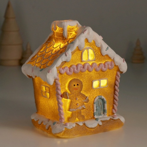 Фигурка «Имбирный домик» с подсветкой - 2