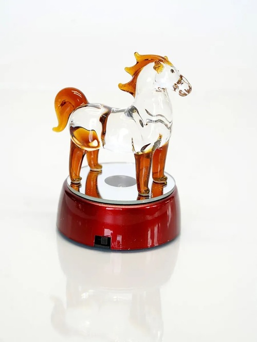Фигурка Лошадь LED подсветка стекло