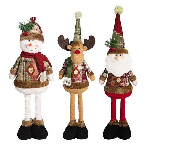 Фигурка Дед Мороз 33см текстиль