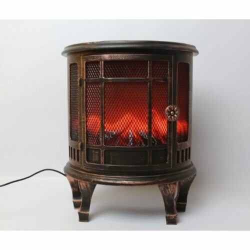 Камин декоративный SP-30 LED подсветка с эффектом пламени бронза