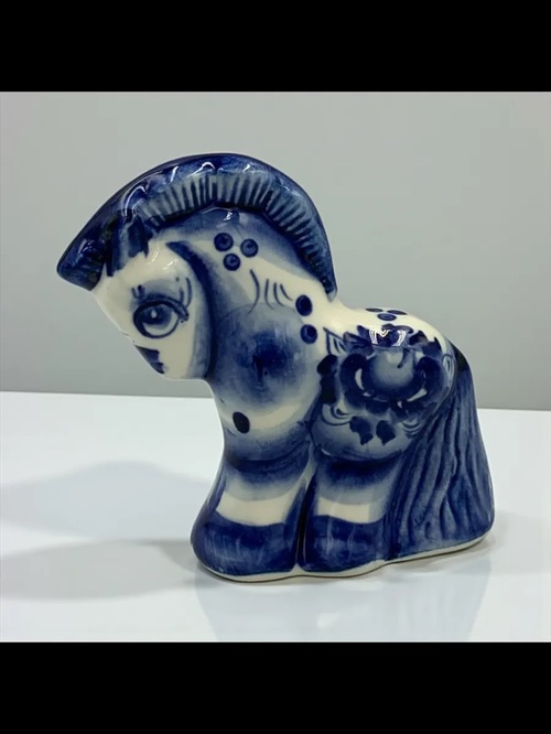 Фигурка Лошадь фарфор 9см