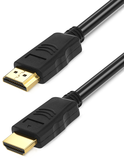 Кабель HDMI(п) - HDMI(п) No brand пвх черный круглый 5 м. с фильтрами (PVC bag) 4K+2K