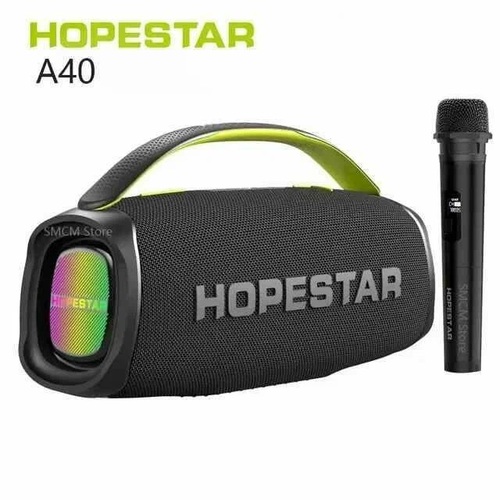 Колонка Бумбокс Hopestar A40 TF/AUX/USB/bluetooth 70Вт черный микрофон