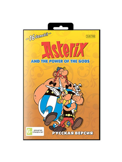 Картридж 16 bit одноигровка ASTERIX AND THE POWER OF THE GODS